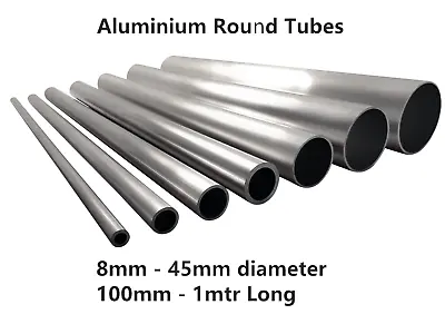 £5.81 • Buy Aluminium Round Tube Pipe 6mm - 30mm Multiple Sizes & Lengths6082T6 6063T6 GS