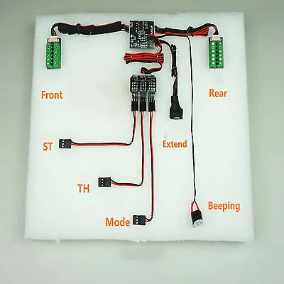 For Tamiya 1/14 RC Trailer Tractor Cargo Truck Light Kit Light Set Upgrade Parts • £23.68