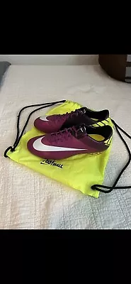 Nike Mercurial Vapor VII FG Soccer Football Boots Purple Green CR7 Size 11 US • $250