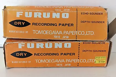 Vintage Furuno BD-20 Recording Paper Echo Sounder Depth Sounder Tomoegawa Japan • $4.97