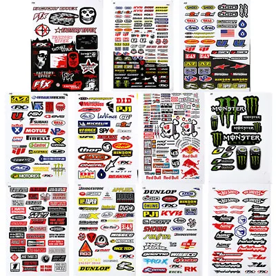 11 Sheets Decals Stickers Fr 1/10 10th Scale RC Crawler Car Axial Traxxas Redcat • $30.59