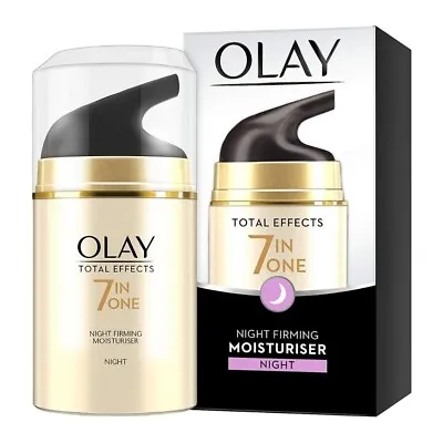 £12.49 • Buy Olay Total Effects 7-In-1 50ml Night Anti-Ageing Firming Cream