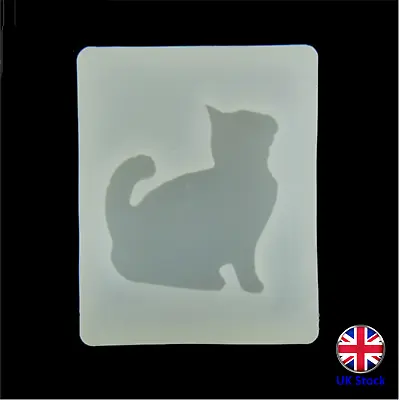 £4.99 • Buy Cute Cat Shape Silicone Decoration Mould - Ideal For Resin, Chocolate, Fondant