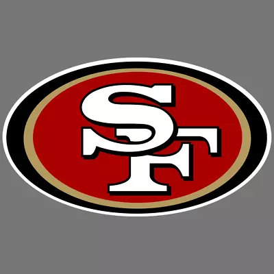 San Francisco 49ers NFL Car Truck Window Decal Sticker Football Bumper SF • $9.24