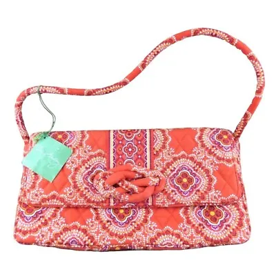 NEW With Flaw Vera Bradley Knot Just A Clutch Paprika Handbag Purse With Tags • $11.70