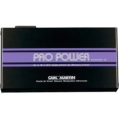 Carl Martin Pro Power V2 Pedal Power Supply Black • $159