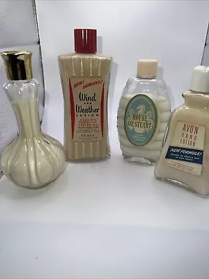 Lot Of 4 Vintage Handcream Bottles • $19.99