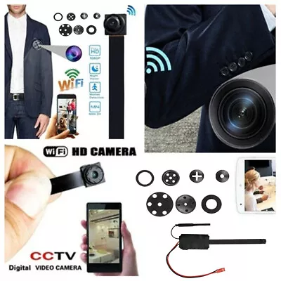 4K HD Wireless  WiFi IP Camera Mini Micro  Pinhole DIY Cam DVR Recorder • $26.89