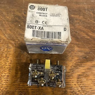 Allen Bradley 800t-xa Series D Contact Block • $9.99