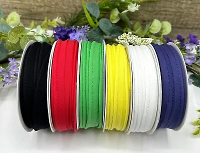 3mm Cotton Piping Cord Flanged Insertion Trim Upholstery Cushions Bags Seam 12mm • £0.99