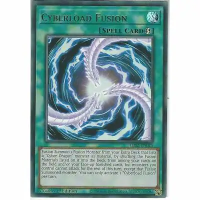 LDS2-EN035 Cyberload Fusion | Ultra Rare 1st Edition | YuGiOh Trading Card TCG • £1.40