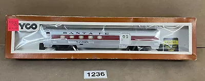 $45 • Buy 🚞 TYCO HO Santa Fe 520D Lighted Streamline Combine Tavern Passenger Car W/ Box