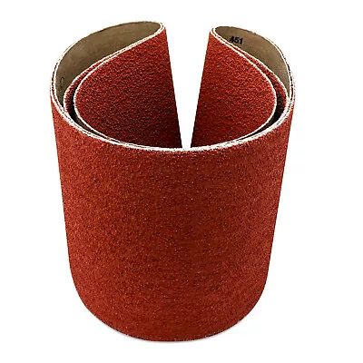 6 X 80 Inch 80 Grit Metal Grinding Ceramic Sanding Belts Extra Long Life 2 Pack • $68.19