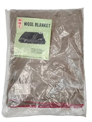 $29.99 • Buy New Military Outdoor Clothing Wool Blanket *mocinc.1982*