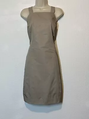 Animale Womens Size 42 US 10 Beige Sleeveless  Back Cut Out Dress Wedding • $18