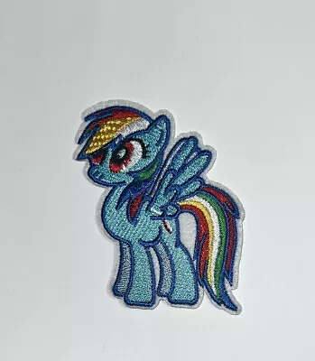 My Little Pony Rainbow Dash Patch Embroidery Iron On Applique Cute Sewing Craft • $4.99