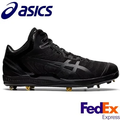 Asics Unisex Baseball Shoes GOLDSTAGE I-PRO SM 1121A051 001 Black X Black NEW!! • $161.03