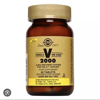 Solgar Formula VM-2000 Multinutrient  90 Tablets • £19.99