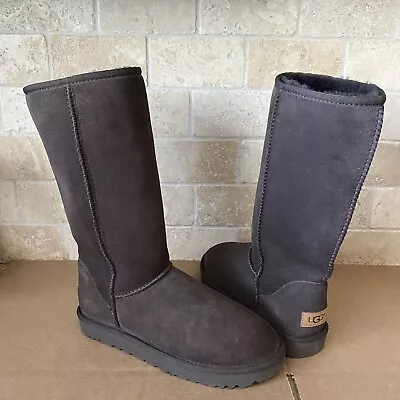 UGG Classic Tall II Brown Chocolate Suede Boots Size 7 Women *Mismatch Color • $93.49