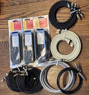 Monster Audio Video Cable Lot • $59.99