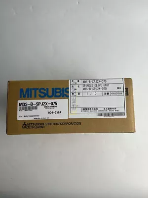 New Mitsubishi Servo Drive Mitsubishi Mds-b-spj2x-075 Mitsubishi Mdsbspj2x075 • $2977