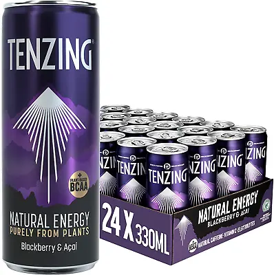 TENZING Natural Energy Drink Plant Based Vegan & Gluten Free Drink +BCAA & • £46.65