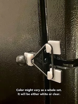 $17 • Buy RV Camper Refrigerator / Cabinet Door Bungee Holder . 3D Printed. Color Varies
