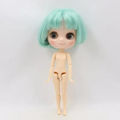 Blythe Doll Middie Short Bob Hair Joint Body Shiny Face DIY BJD Toys Interactive • $39.50