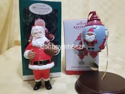 Hallmark 1996 2013 Santa Forty Years Of Memories KOC Club Christmas Ornament LOT • $19.98