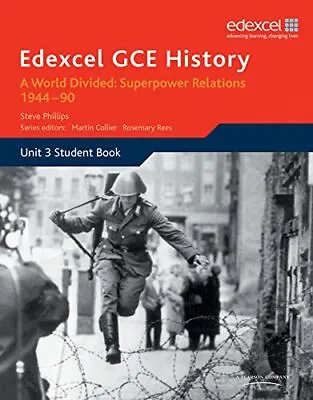 £3.36 • Buy Edexcel GCE History: A World Divided: Superpower Relations 1944-