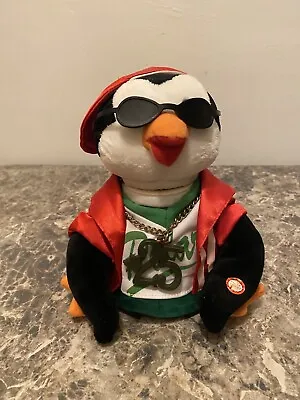 Vintage Rare Gemmy Holiday Living Hip Hoppers Penguin In Da Club 50 Cent Works • $29.95