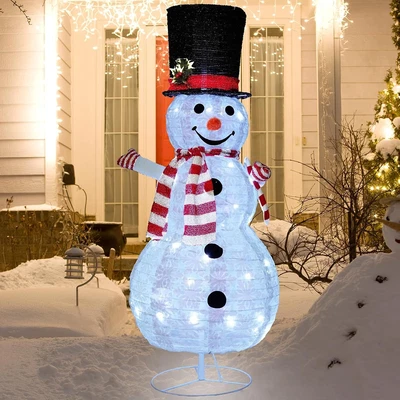 $95.75 • Buy Buheco Light Up Snowman Christmas Decorations Outdoor Lighted Snowmen Indoor ...