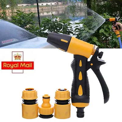 High Pressure Hose Pipe Nozzle Jet Water Lance Garden Car Washer Spray Gun Kits • £7.55