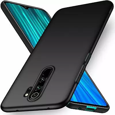 For Xiaomi Redmi Note 8 Pro Case Ultra Slim Hard Back Cover - Matte Black • £3.75