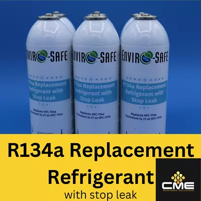 Envirosafe Auto AC R134a Replacement Refrigerant W Stop Leak 6 Cans • $64