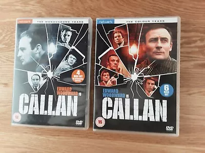 Callan...The Monochrome Years & The Colour Years Double DVD 10 Disc Set • £25