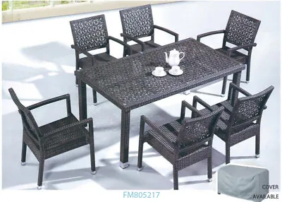 $1145 • Buy 7 Pieces Luxurious Outdoor Modular Dream Dinning Setting