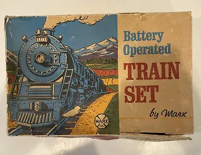 Marx Train Set Union Pacific Battery 4 Piece W Tracks Original Box Untested • $47.95