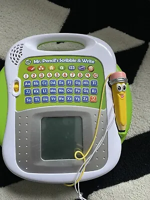 Leapfrog Mr Pencils Scribble And Write Interactive Learning Toy Numbers Letters • £13