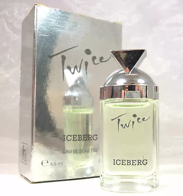 Iceberg Twice For Men Eau De Toilette 4.5ml Miniature New In Box • £10