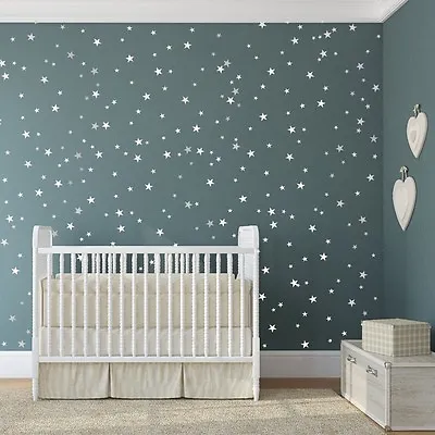 £35.25 • Buy Star Wall Stickers Mixed Size Kids Decal Art Nursery Bedroom Vinyl Decoration