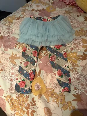 Rock Your Baby Kid- Girls Floral Tutu Leggings- Size 5 • $15