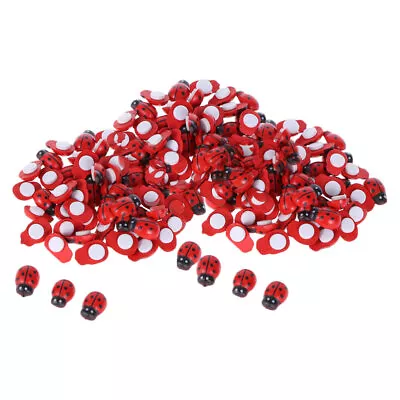  200 Pcs Ladybug Stickers Lawn Decor Ladybugs Landscape Modeling • £8.48