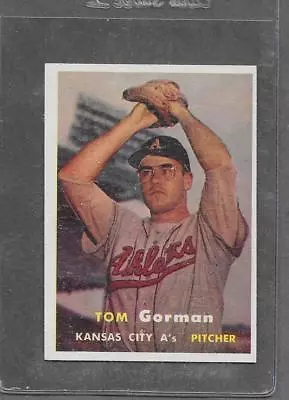 1957 Topps Baseball #87 Tom Gorman EXMINT *087K • $6.50