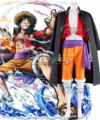 One Piece Onigashima Monkey D Luffy Cosplay Costume • $36.10