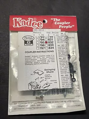 Kadee #832 Coupler G Scale Parts • $14.99