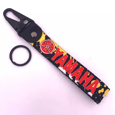 Motorcycle Keyring YAMAHA Racing MotoGP Bike Keychain Wrist Strap Car Gift AU • $10.70