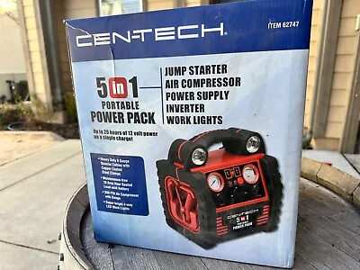 Cen-tech 5 In 1 Portable Power Pack • $99