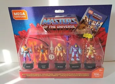 Mega Construx He-Man Masters Of The Universe Battle For Eternia Figure 5 Pack • $25.99