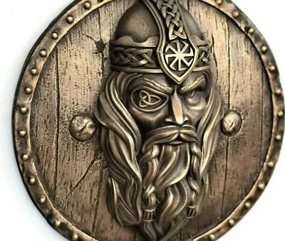 £59.99 • Buy Viking Decor Odin Statue Norse God Wall Sculpture Asatru Art Pagan Decor Gift